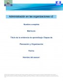 Etapas Administración parte 1