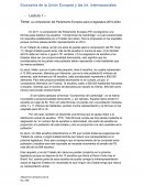 La composición del Parlamento Europeo para la legislatura 2019-2024