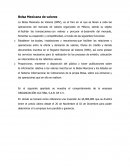 Bolsa Mexicana de valores