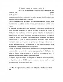 DISEÑO DE UN PROGRAMA DE LOGÍSTICA Y DISTRIBUCIÓN DE LOS PRODUCTOS EN LA FÁBRICA DE HIELO “LA NORTEÑA. Página 13