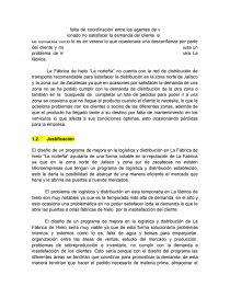 DISEÑO DE UN PROGRAMA DE LOGÍSTICA Y DISTRIBUCIÓN DE LOS PRODUCTOS EN LA FÁBRICA DE HIELO “LA NORTEÑA. Página 4