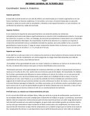 INFORME GENERAL DE TUTORÍA 2019