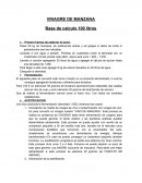Elaboración de vinagre de manzana
