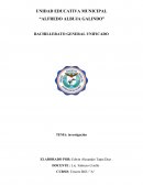 UNIDAD EDUCATIVA MUNICIPAL “ALFREDO ALBUJA GALINDO” investigación