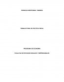 TRABAJO FINAL DE POLÍTICA FISCAL PROGRAMA DE ECONOMÍA