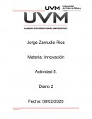 Actividad 5 - Diario 2 Innovación
