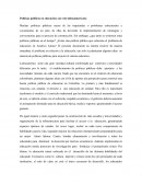 Políticas públicas en educación: un reto latinoamericano