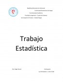 Trabajo Estadística