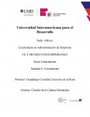 FE Y MUNDO CONTEMPORANEO