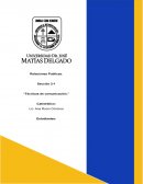 TECNICAS DE COMUNICACION