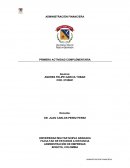 Administración financiera EMPRESA EL TREBOL S.A