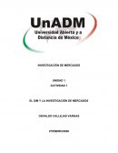 Actividad El SIM y la investigación de mercados