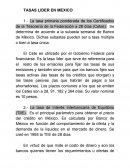 PRESENTACION TASAS LIDER EN MEXICO