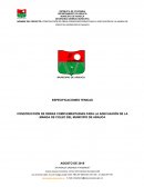CONSTRUCCIÓN DE OBRAS COMPLEMENTARIAS PARA LA ADECUACIÓN DE LA MANGA DE COLEO DEL MUNICIPIO DE ARAUCA