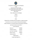 Perfil del docente de quimica