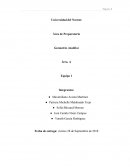 Área de Preparatoria Geometría Analítica