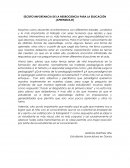 ESCRITO IMPORTANCIA DE LA NEUROCIENCIA PARA LA EDUCACIÓN (APRENDIZAJE)