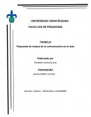 Propuesta de mejora de la comunicación en el aula