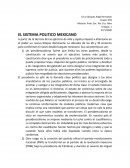 EL SISTEMA POLITICO MEXICANO