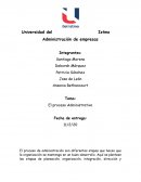 El proceso Administrativo