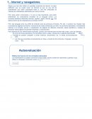 Internet y navegadores . Navegadores