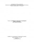 Proyecto: La realidad de la democracia, la participación política en Costa Rica