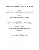 HISTORIA DE LA ECONOMIA INTERNACIONAL