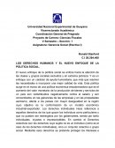 LOS DERECHOS HUMANOS Y EL NUEVO ENFOQUE DE LA POLITICA SOCIAL