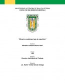 Minería: problemas bajo la superficie