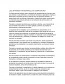 ¿Qué entiendes por desarrollo de competencias?