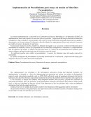 Implementación de Procedimiento para ensayo de tensión en Materiales Termoplásticos