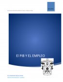 PIB Y EMPLEO