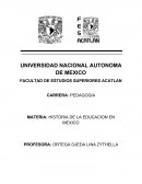 Historia de la educación en México