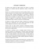 Estado y derecho