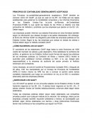 PRINCIPIOS DE CONTABILIDAD GENERALMENTE ACEPTADOS