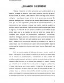 ¿Es amor o estrés?