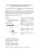 ¿Que influencia tienen la masa y la longitud de un pendulo de hilo sobre su periodo?