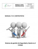 Sistema de gestión de Seguridad y Salud en el trabajo