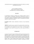 METODOLOGIA PARA LA ELABORACION DE MAPAS DE AMENAZA Y RIESGO POR REMOCION DE MASA