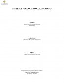 Ensayo de sistema financiero colombiano