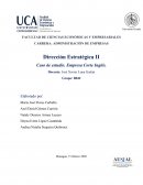 Dirección Estratégica II Caso de estudio. Empresa Corte Inglés
