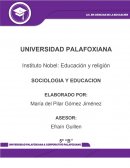 SOCIOLOGIA Y EDUCACION