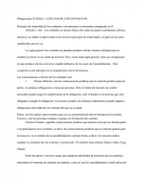 EFECTOS DE LOS CONTRATOS. Página 1