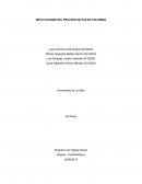 IMPLICACIONES DEL PROCESO DE PAZ EN COLOMBIA