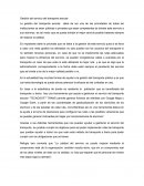 Gestión del servicio del transporte escolar