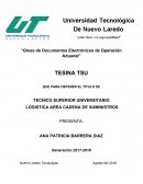 Glose de documentos electronicos de operación aduanal