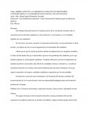 IMBRICACIÓN DE LA EXPERIENCIA DOCENTE DE PROFESORES UNIVERSITARIOS Y EL DESEMPEÑO ESCOLAR DE LOS ESTUDIANTES