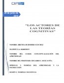 Los actores de las teorías cognitivas