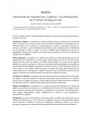 RESEÑA: Intenciones en arquitectura, Capítulo 1 (La Percepción), de Christian Norberg-Schulz