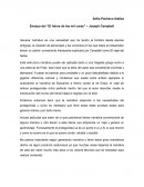 Ensayo del “El héroe de las mil caras”